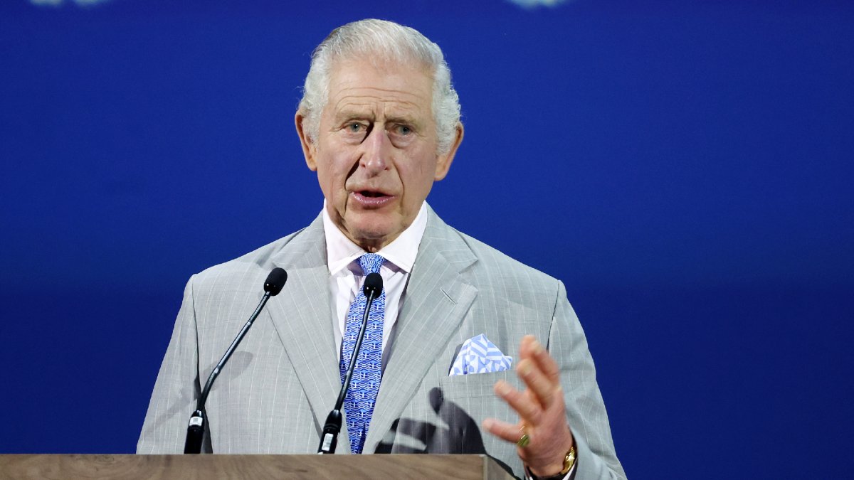 El rey Carlos III, en una intervención el pasado mes de diciembre en la COP28 de Dubai. - EUROPA PRESS