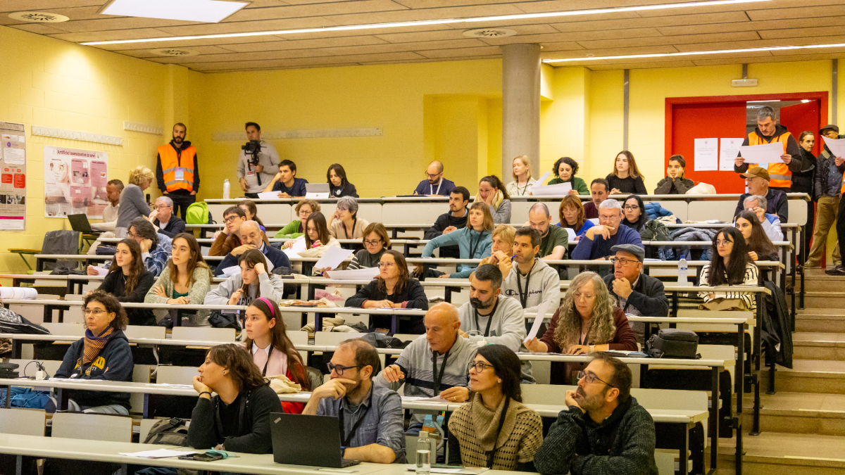 Algunos de los participantes en la Asamblea Ciudadana por el Clima de Catalunya - JORDI ECHEVARRIA