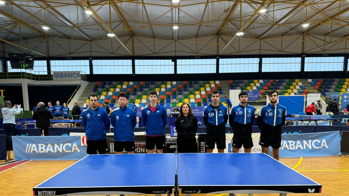 Marc Duran, Gui Chenkai i Norbert Tauler, a l’esquerra.