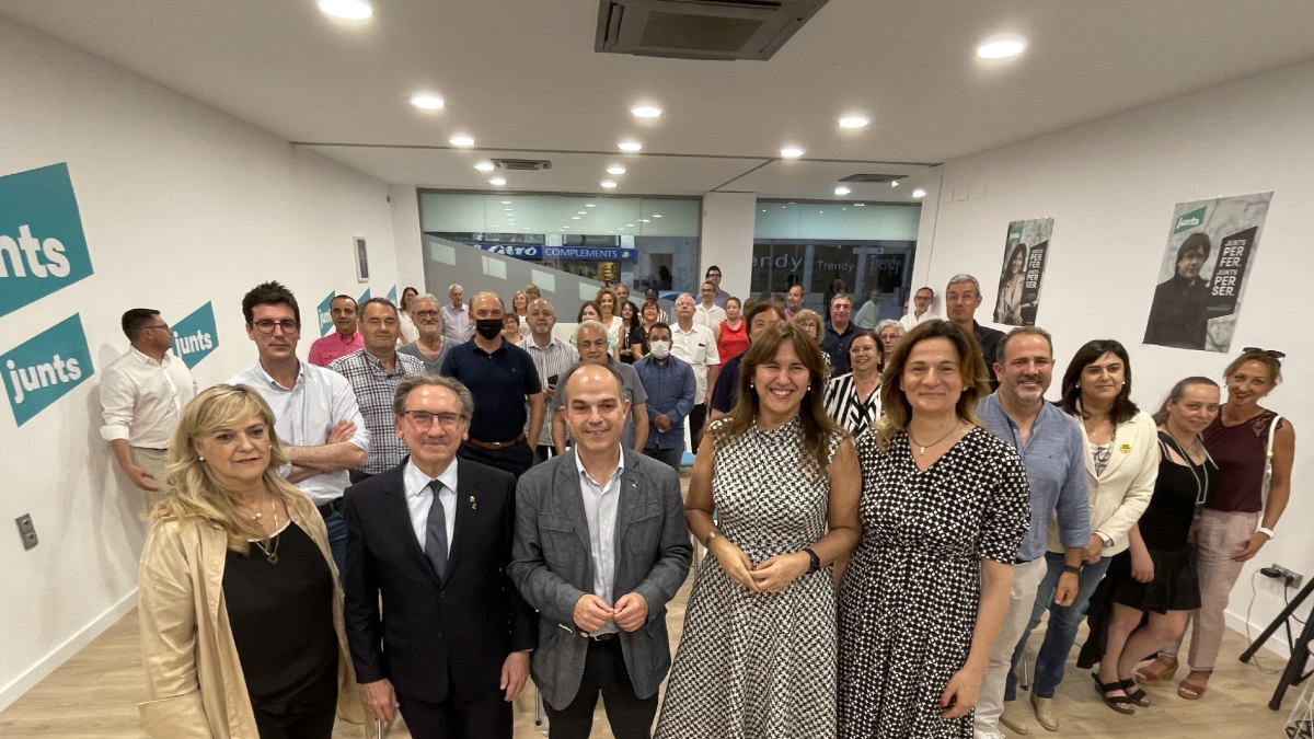 Casol, a la dreta, al costat de Turull i Borràs, en una imatge d’arxiu. - SEGRE