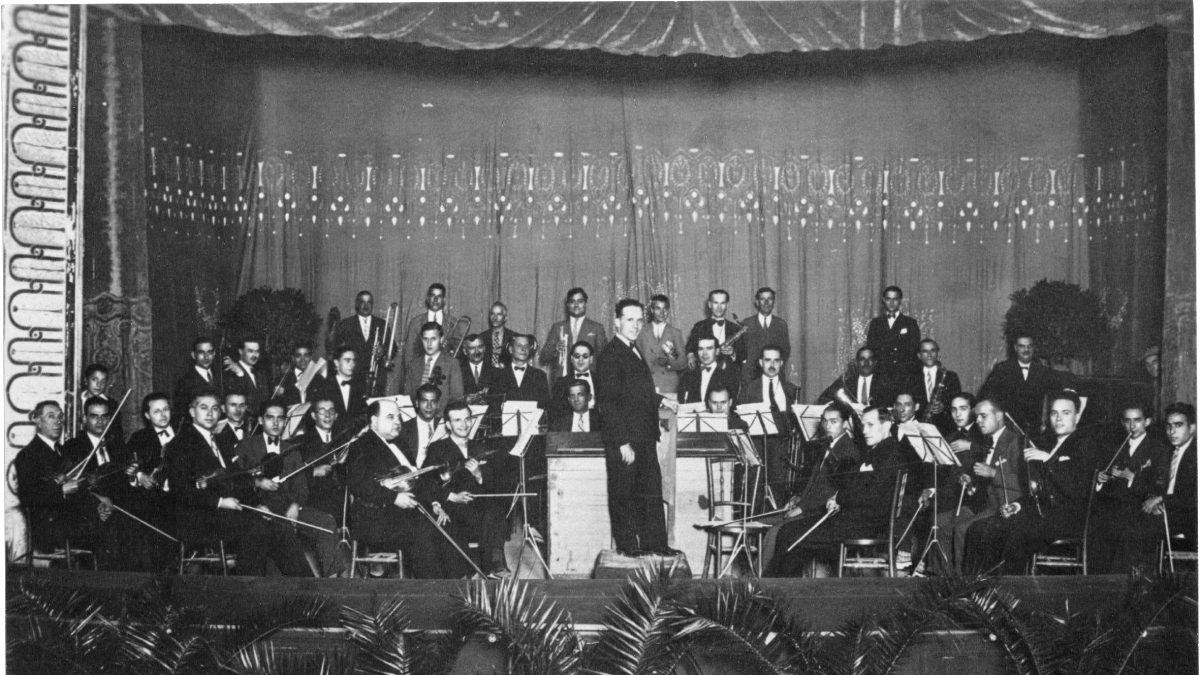 Concert inaugural el 1934 en directe des del Teatre Catalunya