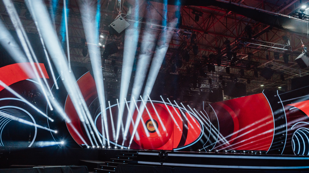 Imagen del escenario donde se celebrará el Benidorm Fest 2024