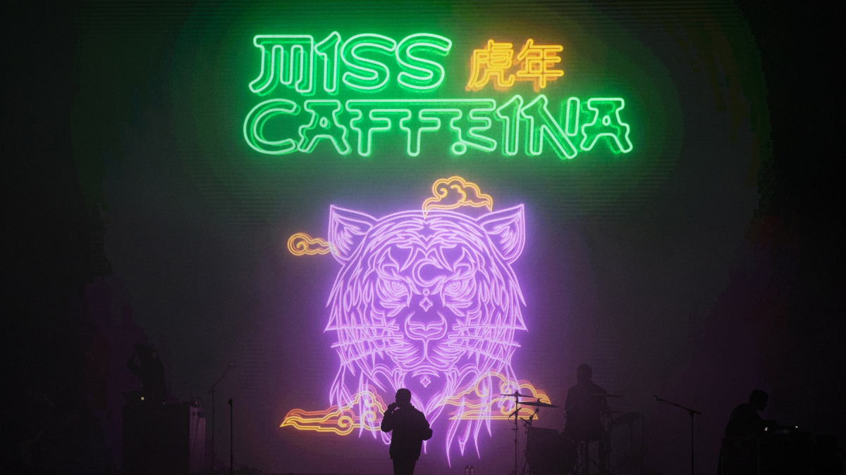 Imatge d’arxiu del grup d’indie rock Miss Caffeina durant un concert.