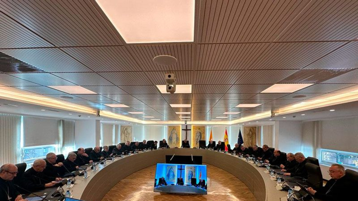 Reunió de la Comissió Permanent de la Conferència Episcopal Espanyola a Madrid.