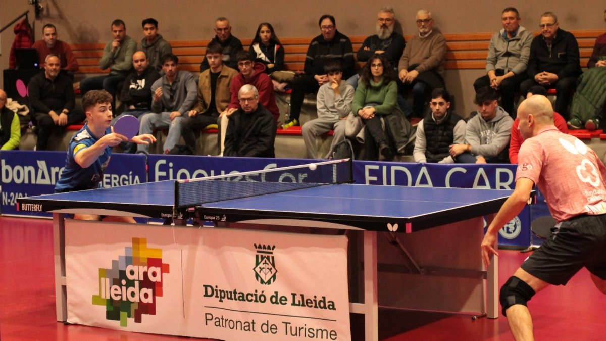Norbert Tauler, en un dels dos partits que va disputar ahir. - CTT BORGES