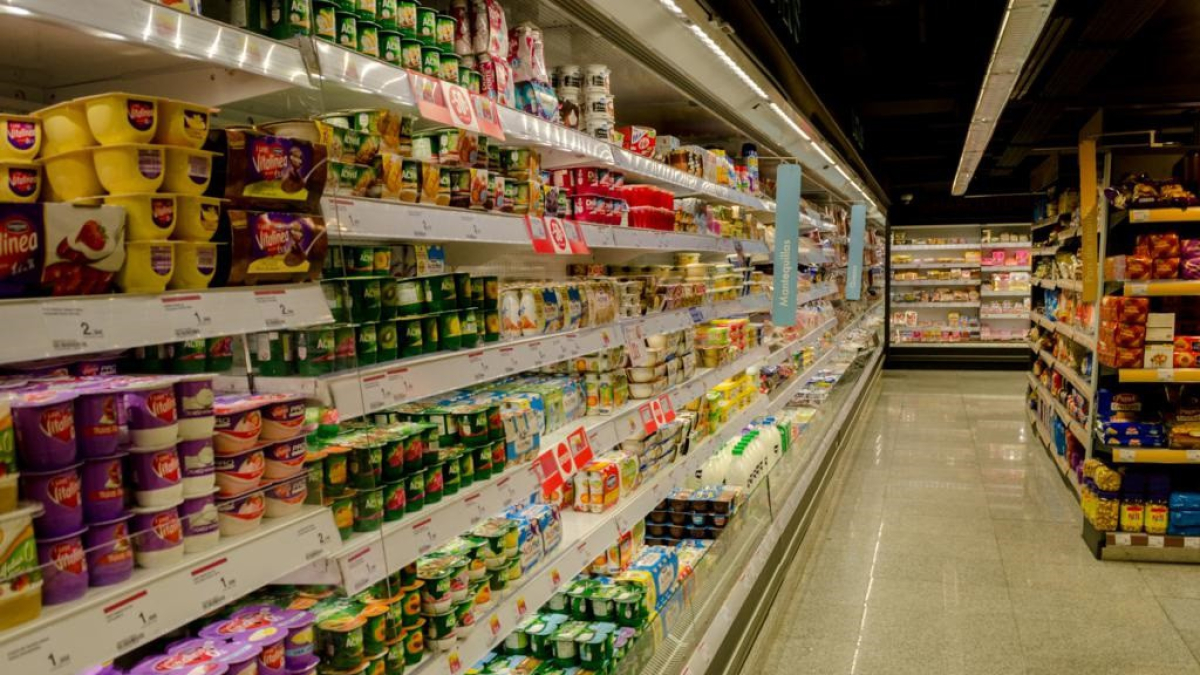 Imagen de archivo de un supermercado.
