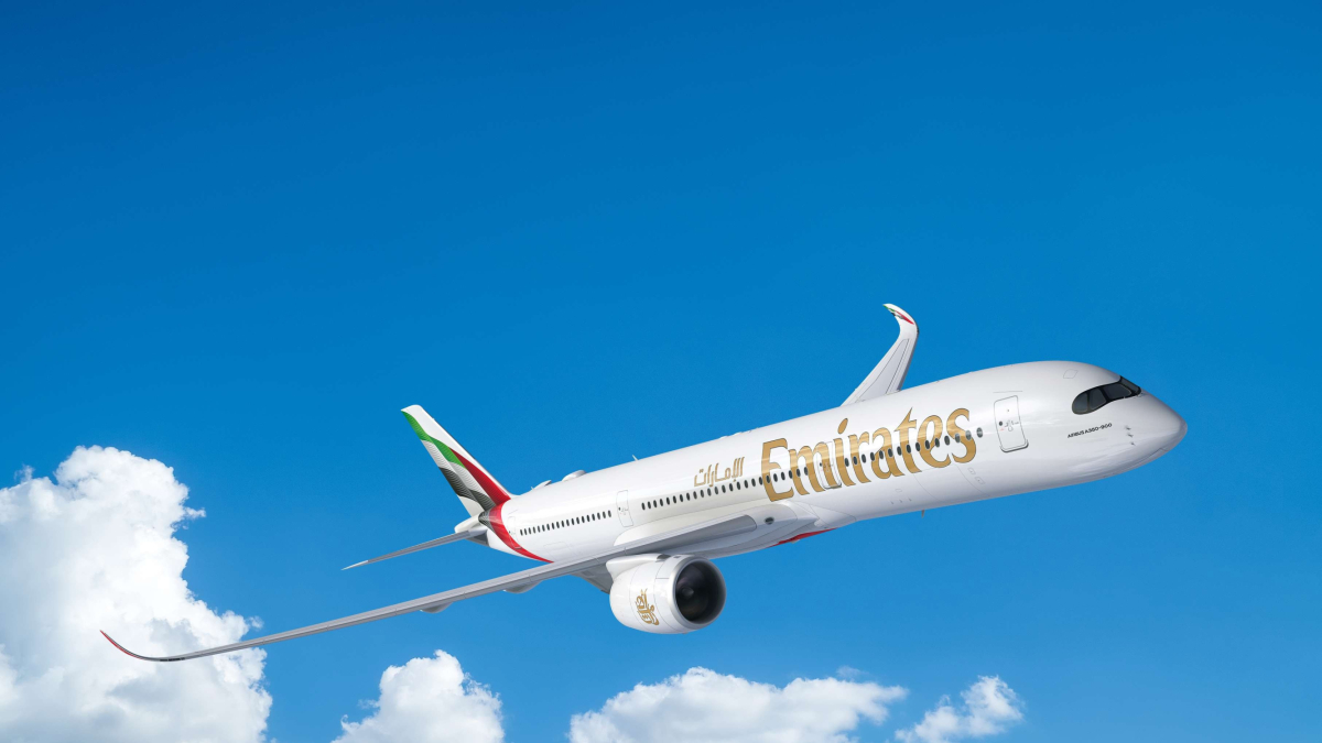 Imagen de archivo de un avión de la aerolinea Emirates. 