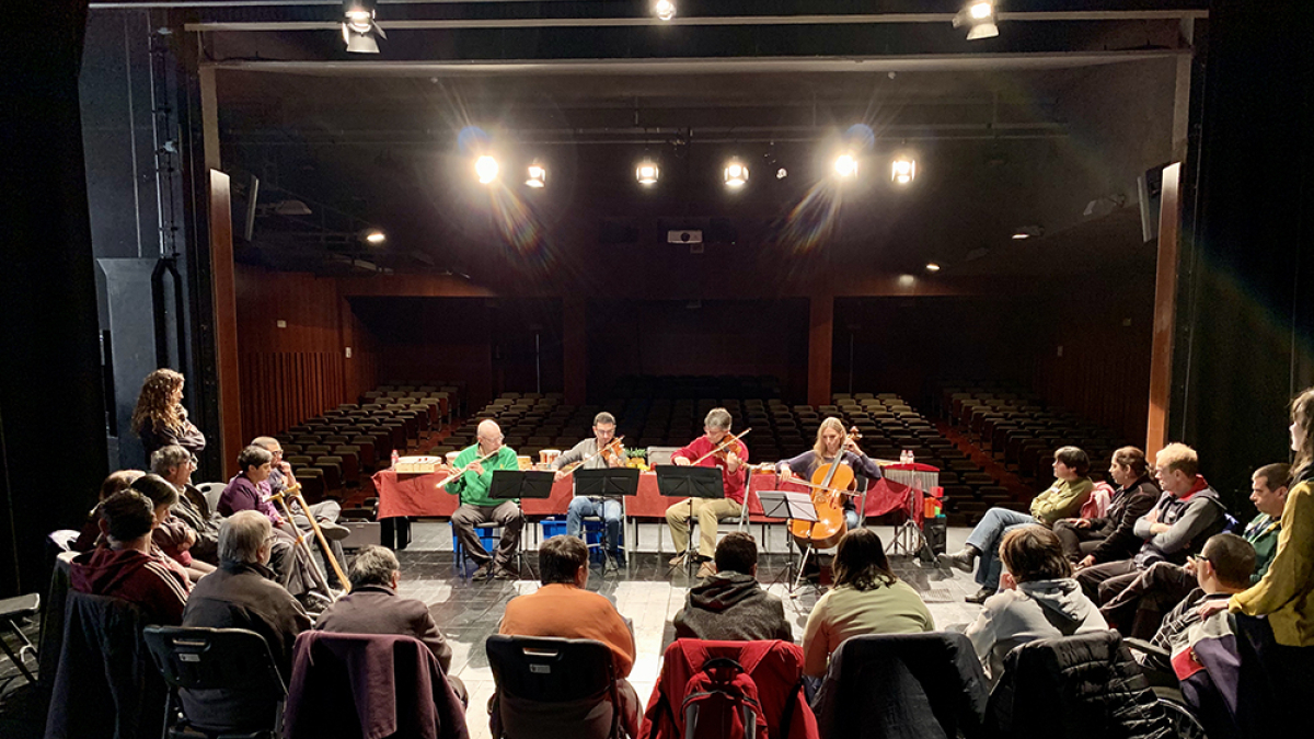 Una de les sessions de l’última edició del projecte ‘Un matí d’orquestra’. - APROPA CULTURA
