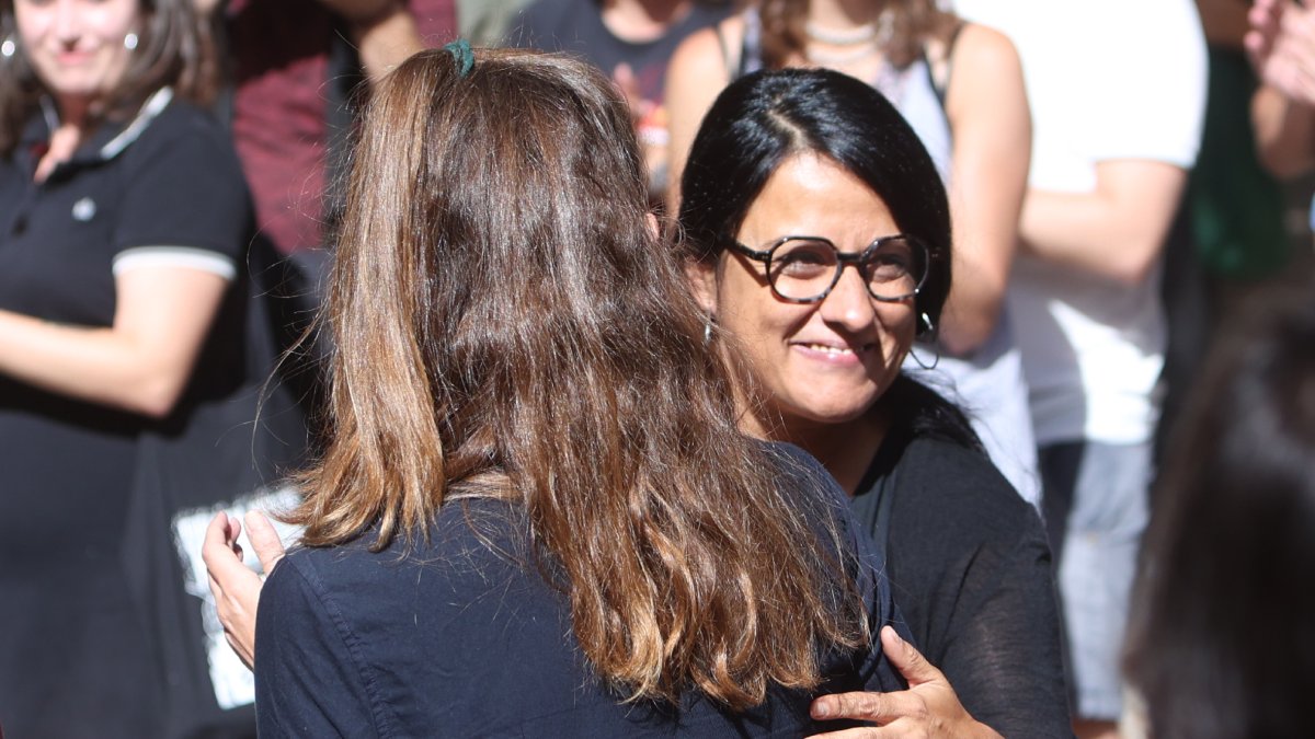 Anna Gabriel antes de su comparecencia ante el Supremo en julio de 2022. - EUROPA PRESS