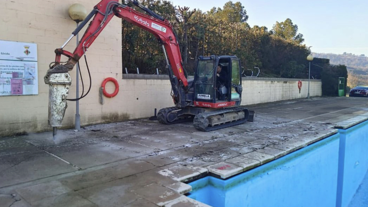 Les obres se centren a remodelar el vas major. - AJUNTAMENT DE GUIMERÀ