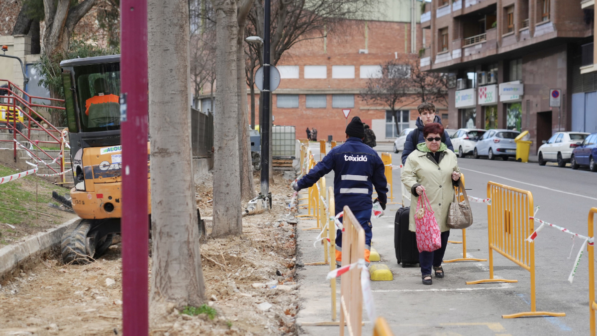La renovació de la vorera era una reivindicació de l’associació de veïns del barri. - AJUNTAMENT DE LLEIDA