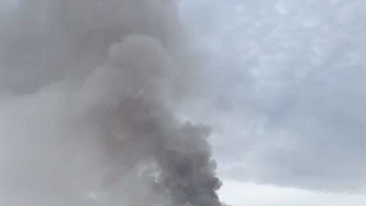 Incendi a l'empresa Textron d'Artesa de Lleida