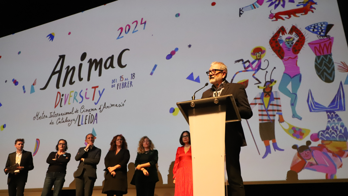 Un instant de la inauguració de l'Animac