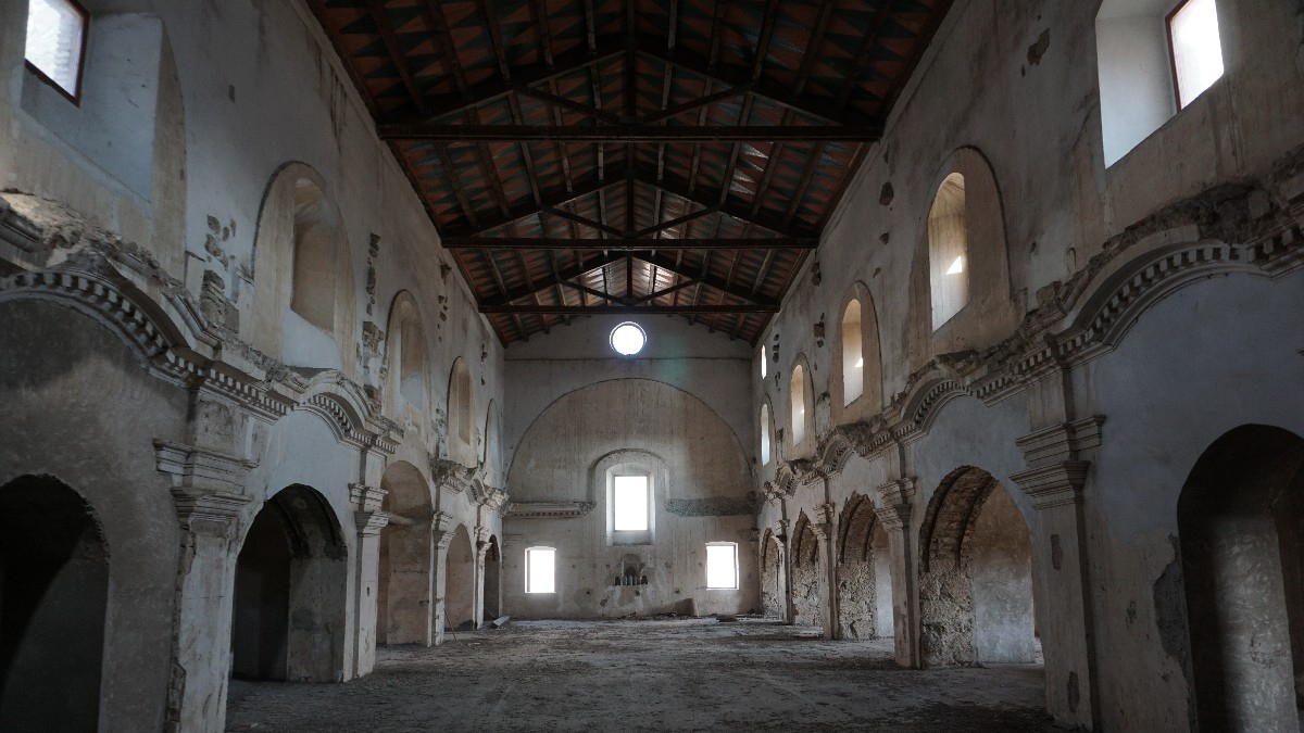 Imatge de la primera planta del convent de Sant Francesc on estava prevista l’ampliació. - E. FARNELL