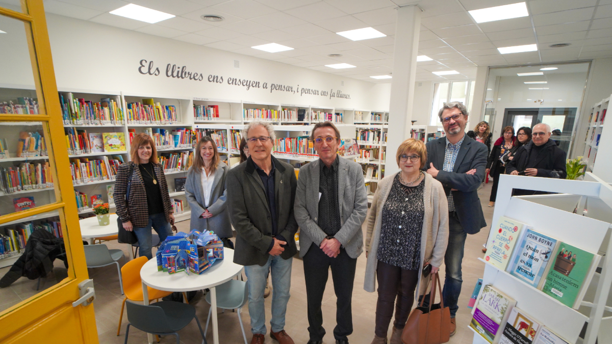 Albesa estrena la reformada biblioteca municipal Fermí Palau - JORGE AGUSTÍN