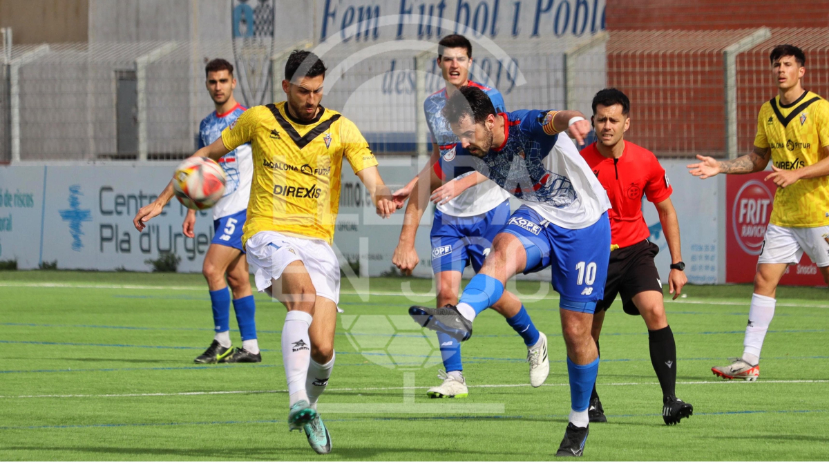 El Mollerussa contra el Badalona en el partit d'avui
