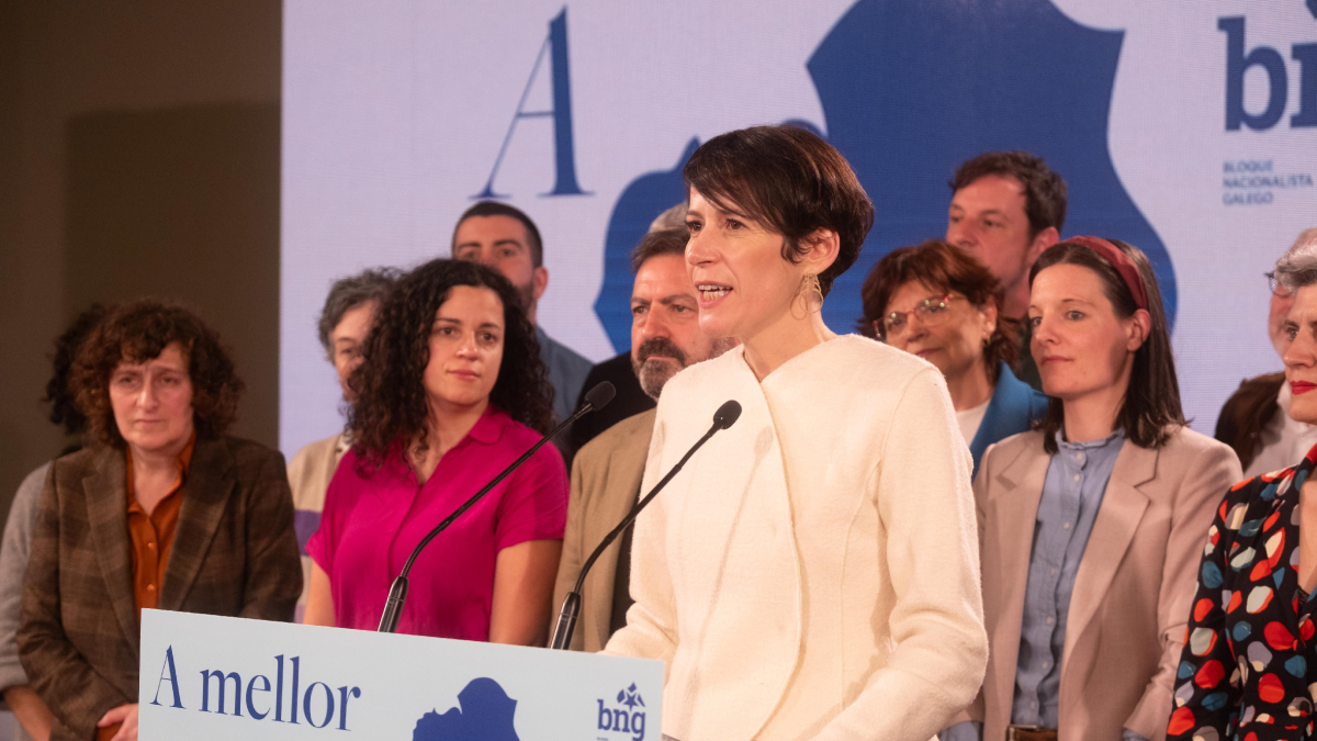 La candidata del Bloque Nacionalista Galego a la presidencia de la Xunta, Ana Pontón. - CÉSAR ARXINA / EUROPA PRESS