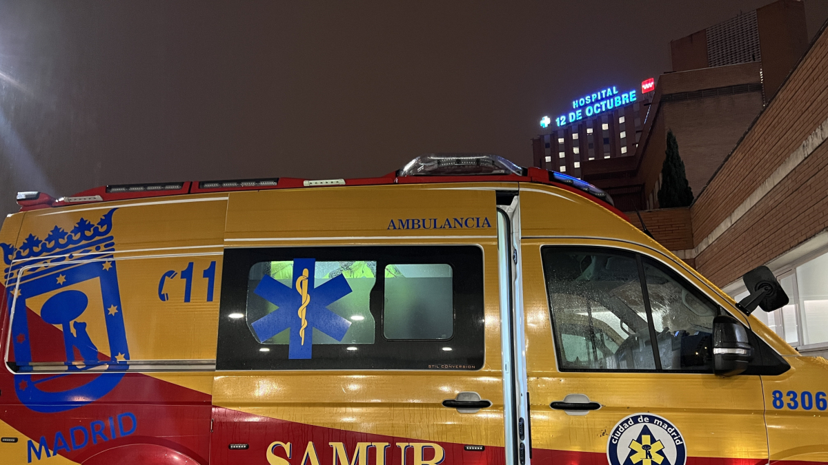 Una ambulancia del SAMUR.
