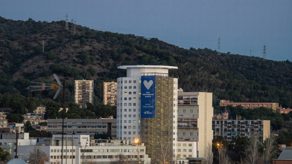 El Hospital Vall d'Hebron de Barcelona.