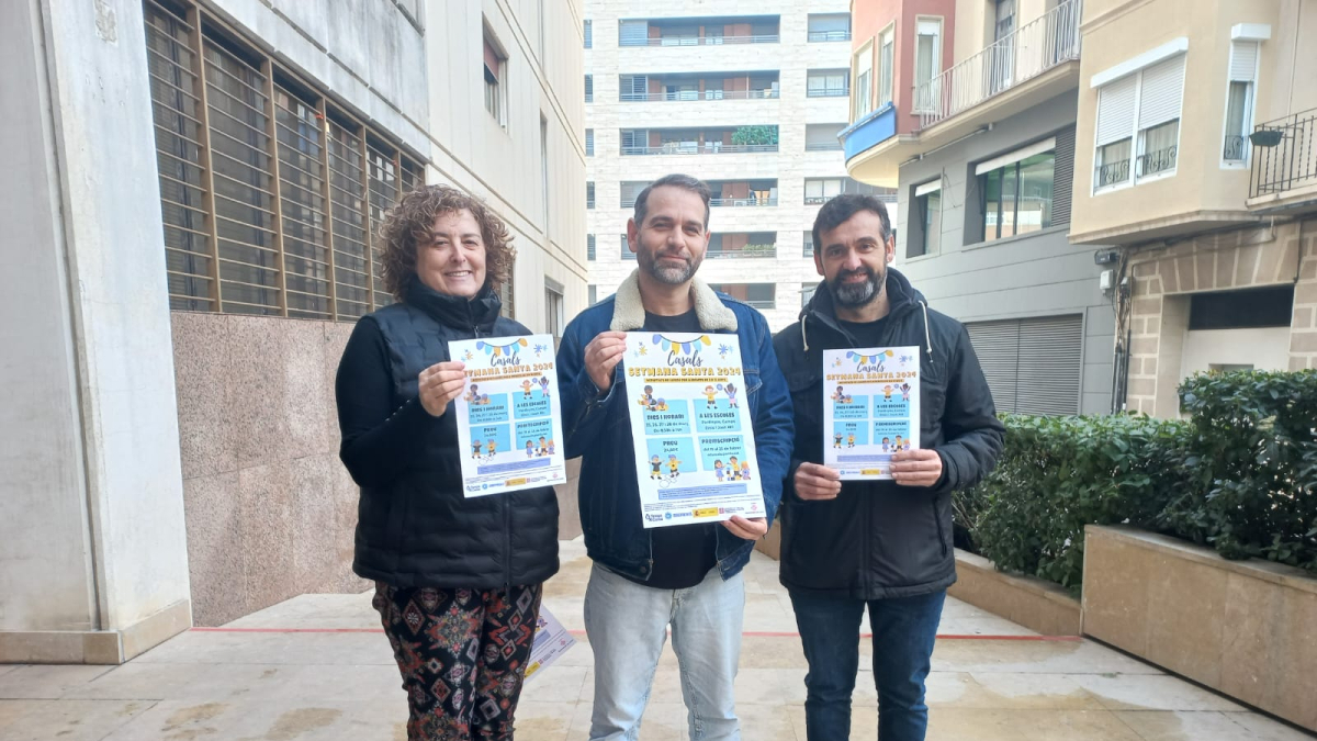 Presentación ayer de los Casals de Vacances de Setmana Santa. - PAERIA