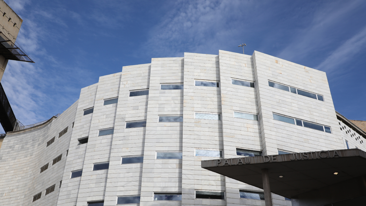 Imagen del edificio judicial del Canyeret de Lleida. - SEGRE