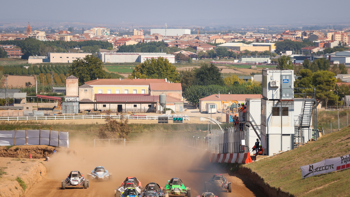 Una vista del circuito de autocross de La Serra.