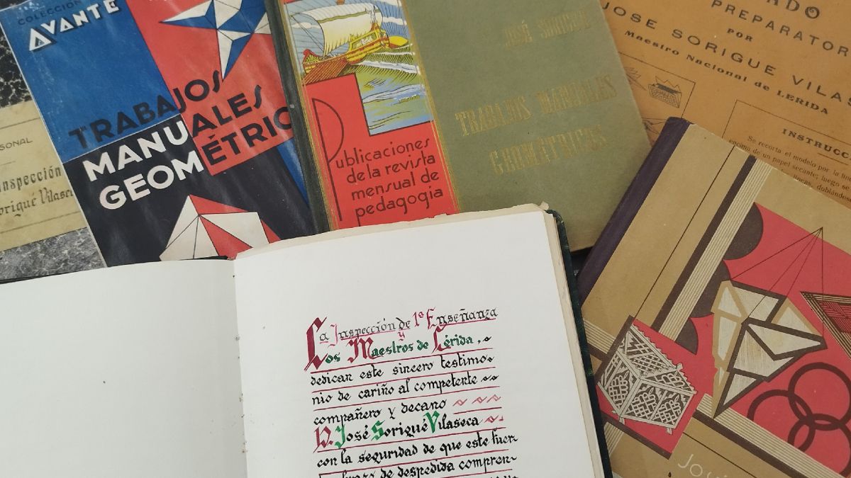 Detall d’alguna de les publicacions del fons Josep Sorigué. - PAERIA