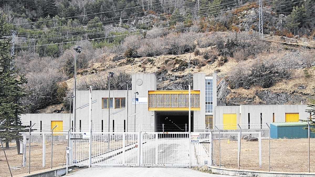 Imatge d’arxiu de l’entrada a la central de Moralets.
