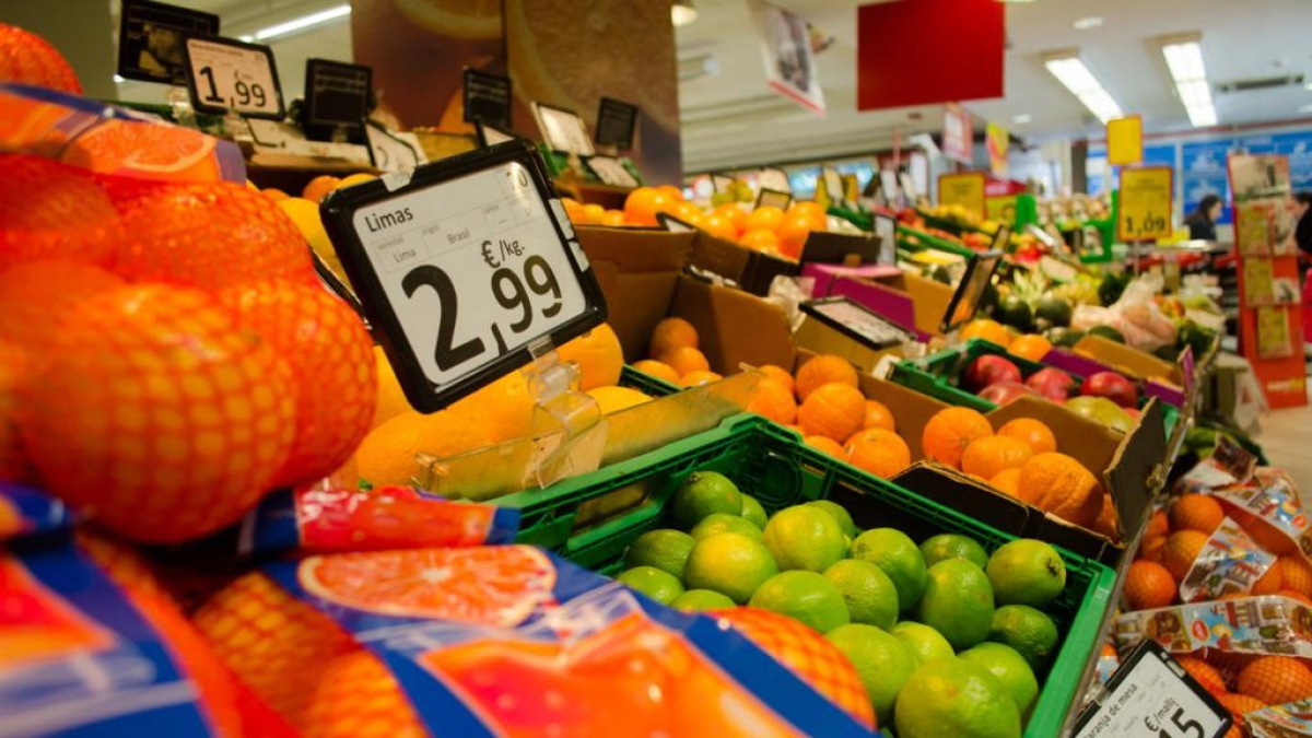Imatge d’arxiu d’un supermercat.