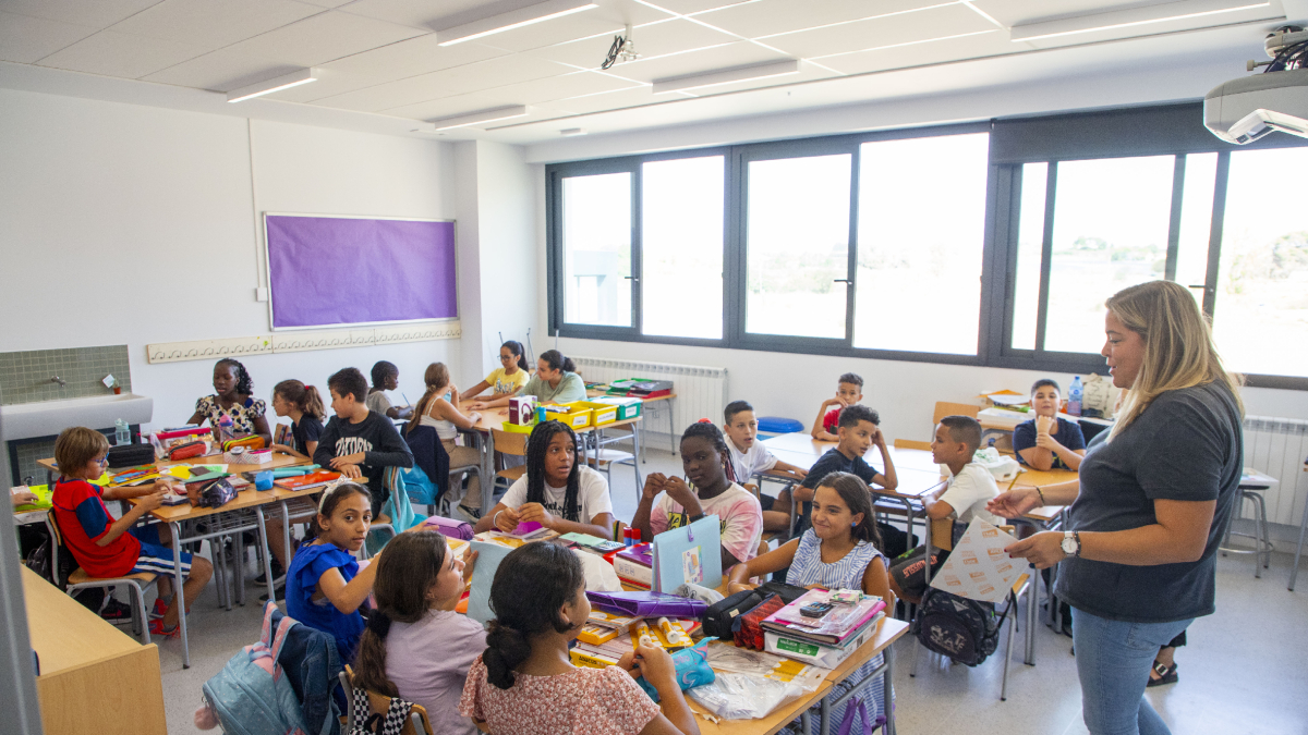 Inici del present curs escolar 2023-2024, el 6 de setembre a la nova escola Minerva