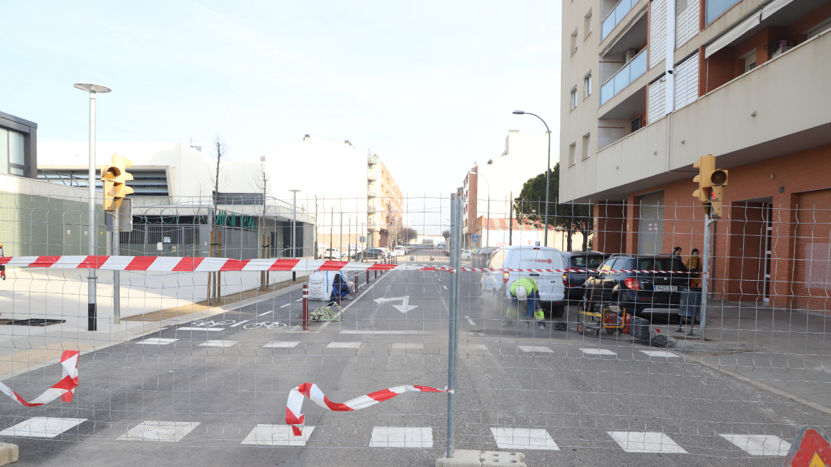 El corte se hizo entre la avenida Pinyana y la calle Gandhi. - MAGDALENA ALTISENT