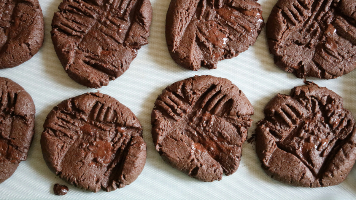 Imatge d’arxiu de galetes de xocolate.