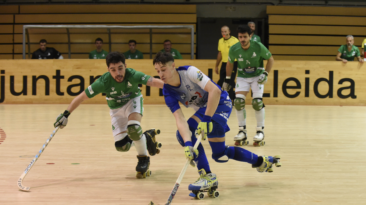 Imagen del duelo de la primera vuelta entre Llista y Liceo. - SANTI IGLESIAS
