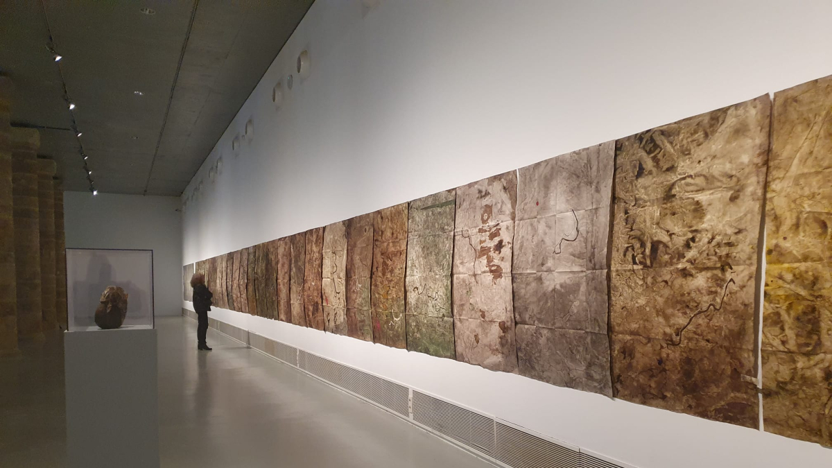 Un momento de la exposición a la Panera.