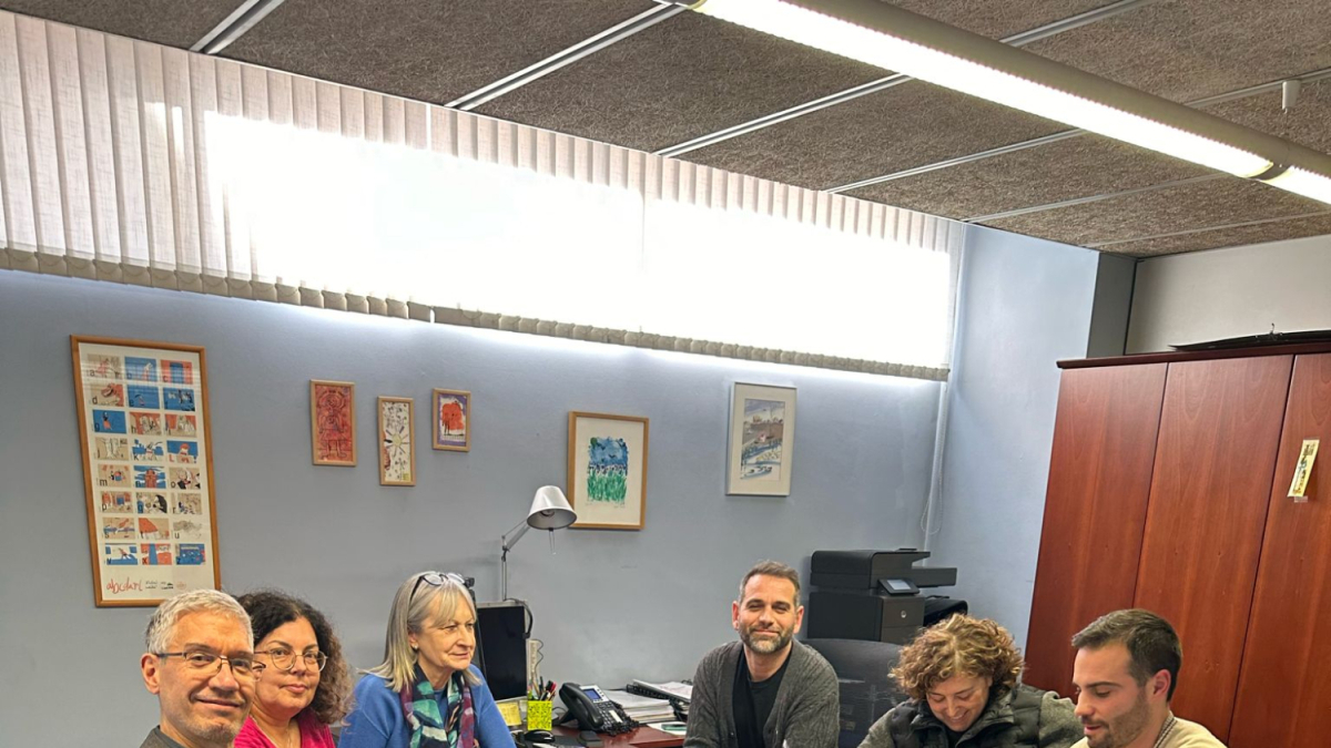 La reunió del creador de l’app amb Paeria i Educació. - AJUNTAMENT DE LLEIDA
