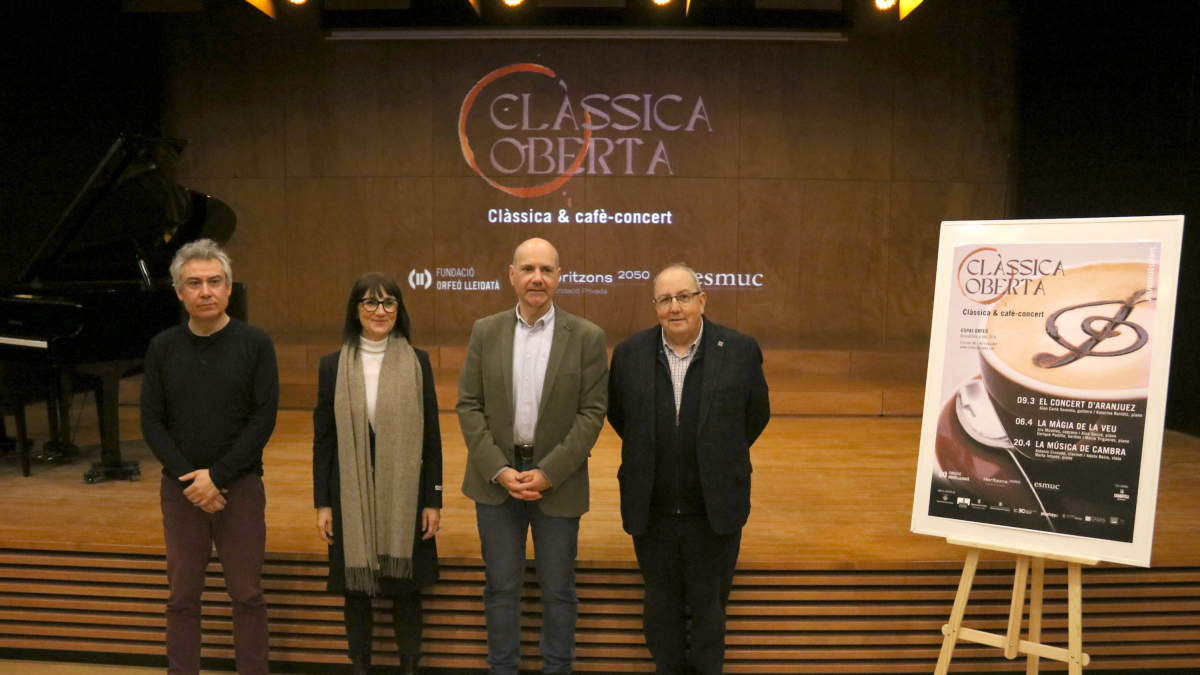 Presentació del cicle Clàssica Oberta a l'Espai Orfeó de Lleida