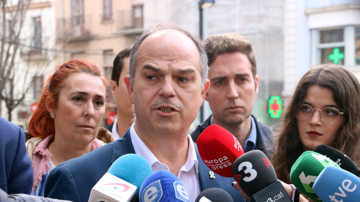El secretari general de Junts, Jordi Turull, a Figueres