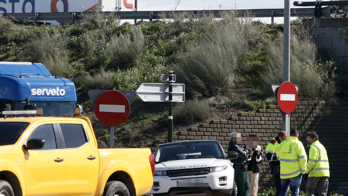 Un dels vehicles implicats en el sinistre. - AMADO FORROLLA