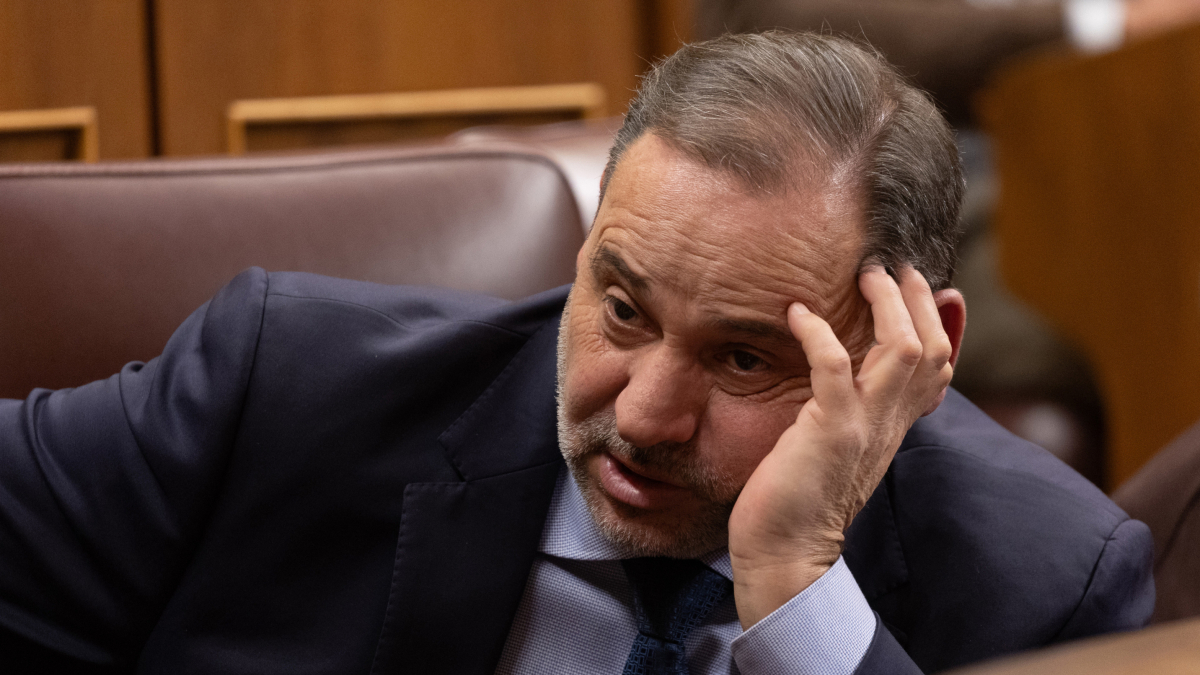 El exiministro de Transportes y diputado del PSOE, José Luis Ábalos, en una sesión Plenaria