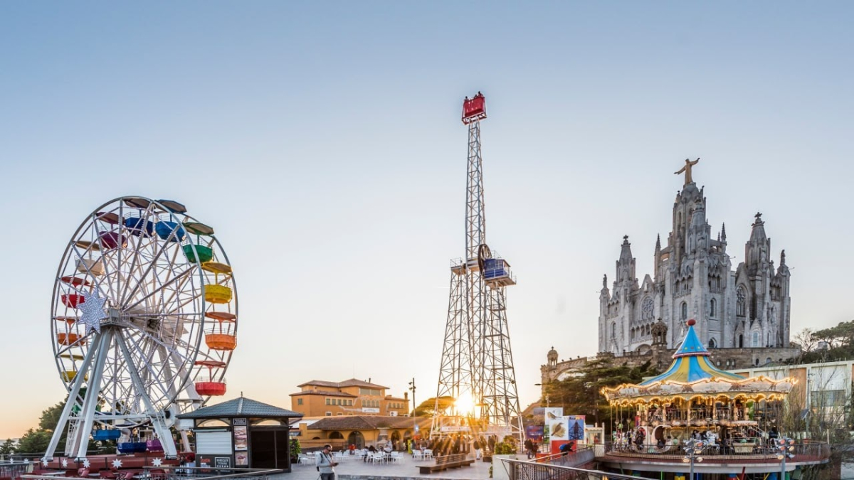 El Parc d’Atraccions del Tibidabo.