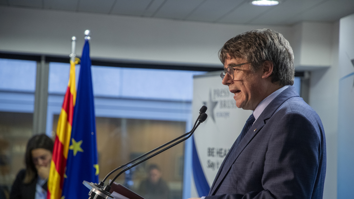 L’expresident de la Generalitat i eurodiputat de Junts, Carles Puigdemont.
