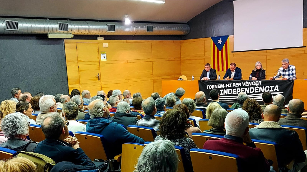 Imatge d’arxiu d’un acte de l’ANC a Lleida.