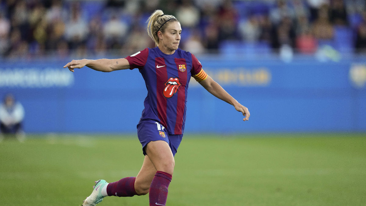 Alèxia, en foto d’arxiu, ha tornat a les convocatòries del Barça. - EFE/ ENRIC FONTCUBERTA