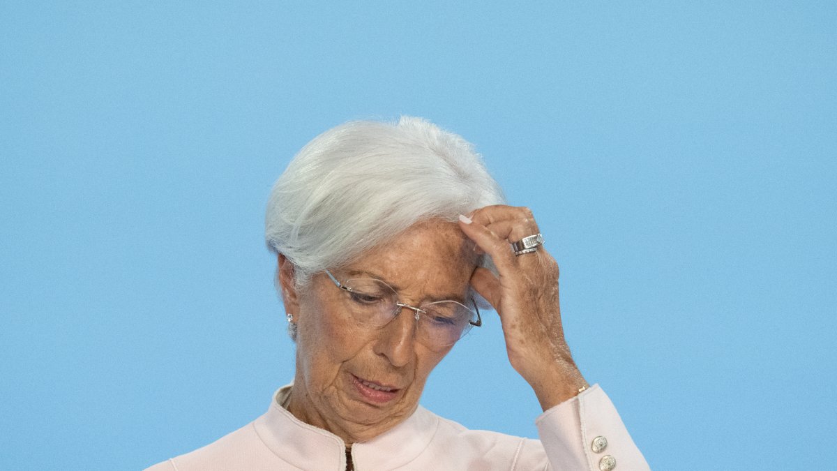 Christine Lagarde, presidenta del BCE.