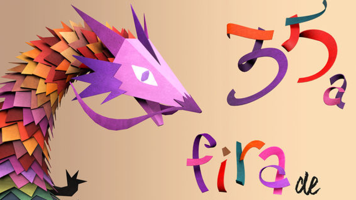 Cartell de Bernat Vallvé ■ El dissenyador gràfic i músic Bernat Vallvé és l’autor del cartell de la 35 edició de la Fira de Titelles de Lleida (del 2 al 5 de maig), protagonitzat per un drac dibuixat a partir de papers retallats de colors.