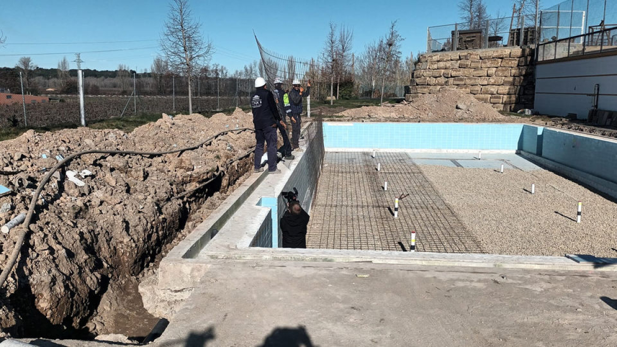 Torrelameu inicia la reforma de la piscina per reduir el consum d'aigua i d'energia - AJUNTAMENT DE TORRELAMEU