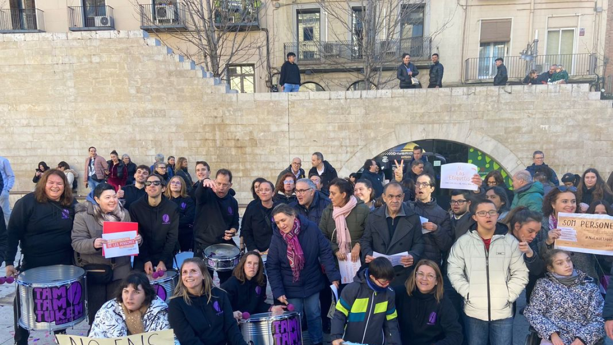 La celebración del Día Internacional de las Personas con Discapacidad en Lleida, el pasado mes de diciembre. - ALLEN