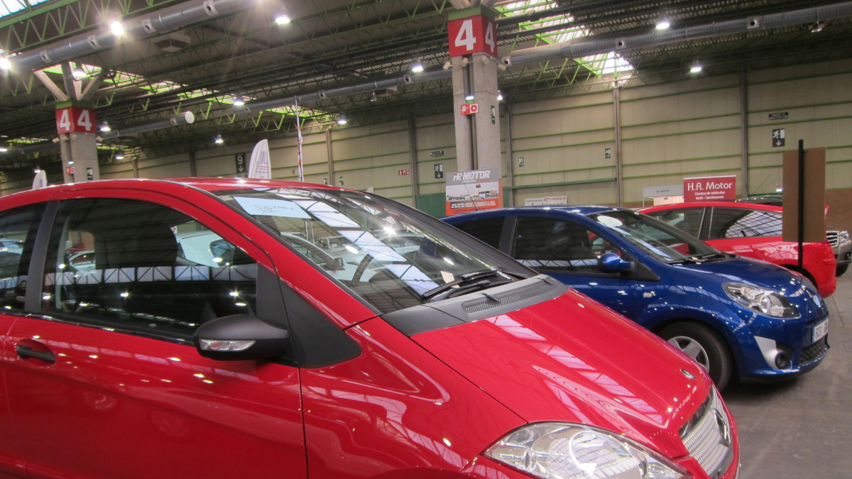 Coches de segunda mano en una imagen de archivo. 