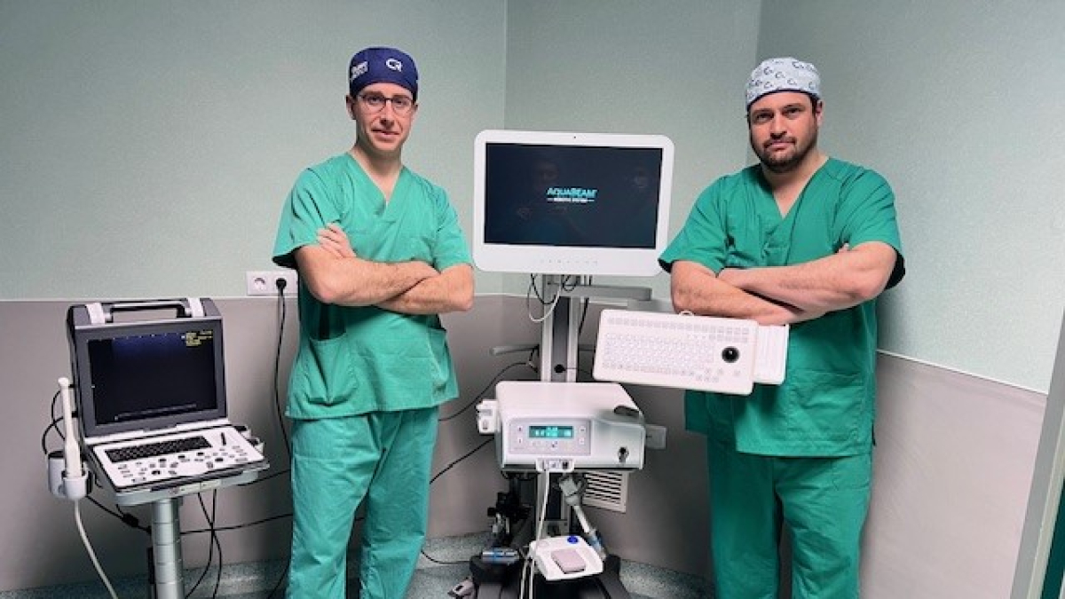 Los doctores Jaume Pelegrí y David García