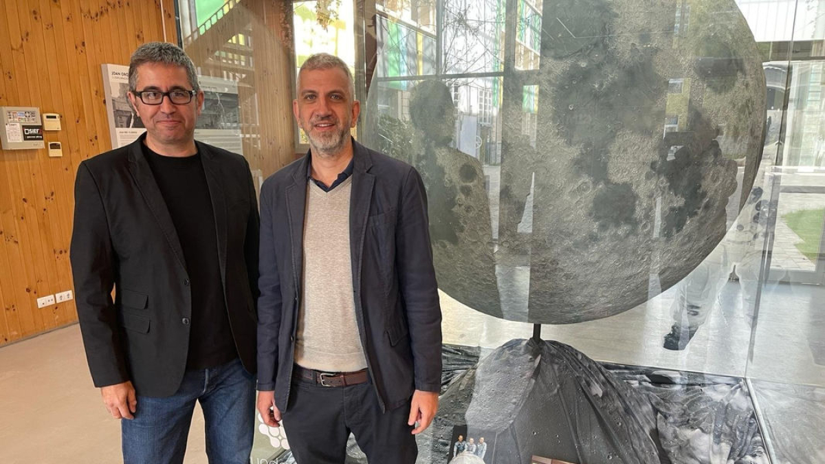 Representantes de Smart School Lleida y la Fundació Joan Oró. - FUNDACIÓ JOAN ORÓ